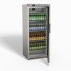 FED-X Thermaster Stainless Steel Upright Static Display Fridge XR600SG