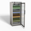 FED-X Thermaster Stainless Steel Upright Static Display Fridge XR600SG