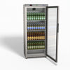 FED-X Thermaster Stainless Steel Upright Static Display Fridge XR600SG