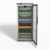 FED-X Thermaster Stainless Steel Upright Static Display Fridge XR600SG