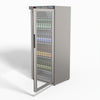 FED-X Thermaster Stainless Steel Upright Static Display Fridge XR600SG