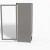 FED-X Thermaster Stainless Steel Upright Static Display Fridge XR600SG