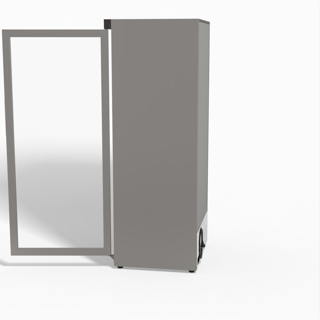 FED-X Thermaster Stainless Steel Upright Static Display Fridge XR600SG