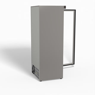 Thermaster Stainless Steel Upright Static Display Fridge XR600SG