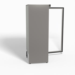 Thermaster Stainless Steel Upright Static Display Fridge XR600SG