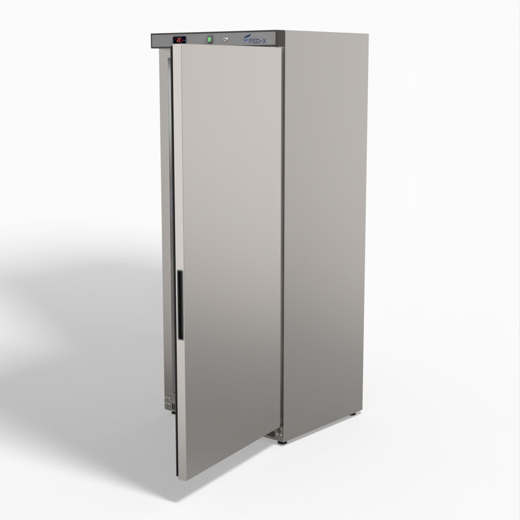 FED-X Stainless Steel Upright Static Fridge XR600SS