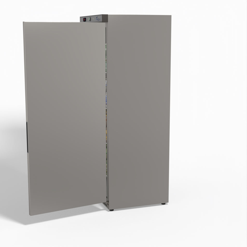 FED-X Stainless Steel Upright Static Fridge XR600SS