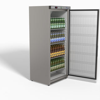 Stainless Steel Upright Static Fridge XR600SS