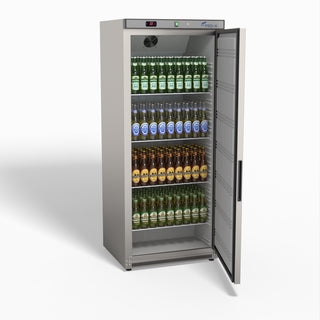 Stainless Steel Upright Static Fridge XR600SS