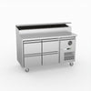 FED-X S/S Four Drawer Sandwich Counter XSS7C13S2V-4D