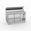 FED-X S/S Four Drawer Sandwich Counter XSS7C13S2V-4D