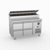 FED-X S/S Four Drawer Sandwich Counter XSS7C13S2V-4D