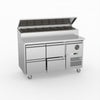 FED-X S/S Four Drawer Sandwich Counter XSS7C13S2V-4D