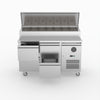 FED-X S/S Four Drawer Sandwich Counter XSS7C13S2V-4D