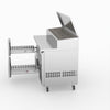 FED-X S/S Four Drawer Sandwich Counter XSS7C13S2V-4D