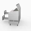 FED-X S/S Four Drawer Sandwich Counter XSS7C13S2V-4D