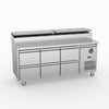 FED-X Six Drawer Salad Prep Fridge XSS7C18S3V-6D