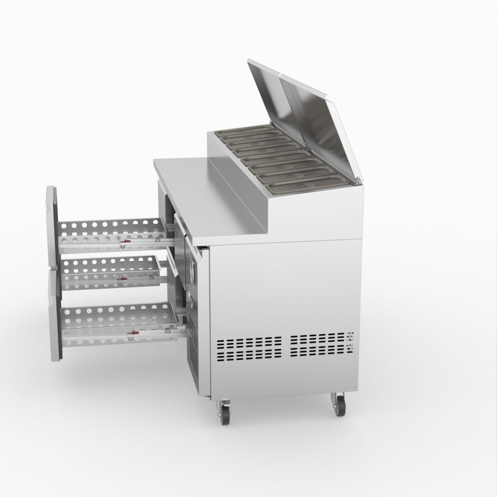 FED-X Six Drawer Salad Prep Fridge XSS7C18S3V-6D
