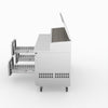 FED-X Six Drawer Salad Prep Fridge XSS7C18S3V-6D