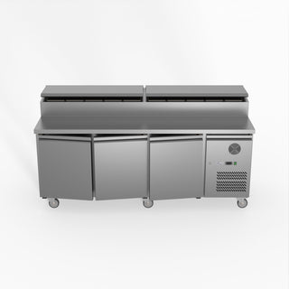 S/S Three Door Sandwich Counter - FED-X XSS8C20S3V