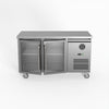 FED-X Two Glass Door Bench Fridge XUB6C13G2V