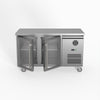 FED-X Two Glass Door Bench Fridge XUB6C13G2V