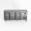 FED-X Three Glass Door Bench Fridge XUB6C18G3V