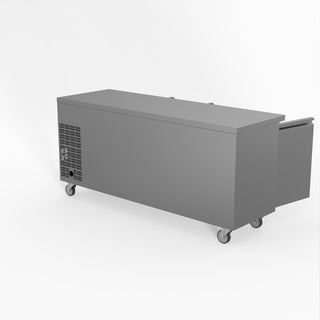 S/S Three Door Bench Freezer - FED-X XUB6F18S3V