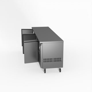 S/S Four Door Bench Fridge - FED-X XUB6C22S4V