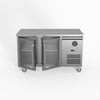 FED-X Two Glass Door Bench Fridge XUB7C13G2V