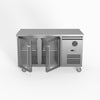FED-X Two Glass Door Bench Fridge XUB7C13G2V