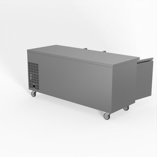 S/S Three Door Bench Freezer - FED-X XUB7F18S3V