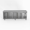 FED-X Four Glass Door Bench Fridge XUB7C22G4V