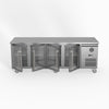 FED-X Four Glass Door Bench Fridge XUB7C22G4V