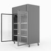 FED-X S/S Two Full Glass Door Upright Fridge XURC1200G2V