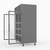 FED-X S/S Two Full Glass Door Upright Freezer XURF1200G2V