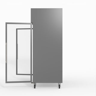 S/S Two Full Glass Door Upright Freezer - FED-X XURF1200G2V