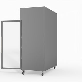 S/S Two Full Glass Door Upright Freezer - FED-X XURF1200G2V