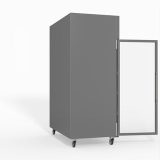 S/S Two Full Glass Door Upright Fridge - FED-X XURC1200G2V