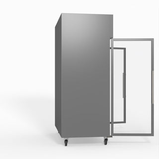 S/S Two Full Glass Door Upright Fridge - FED-X XURC1200G2V