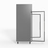 S/S Two Full Glass Door Upright Fridge - FED-X XURC1200G2V