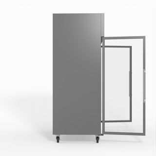 S/S Two Full Glass Door Upright Fridge - FED-X XURC1200G2V