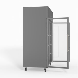 S/S Two Full Glass Door Upright Fridge - FED-X XURC1200G2V