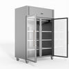 S/S Two Full Glass Door Upright Fridge - FED-X XURC1200G2V