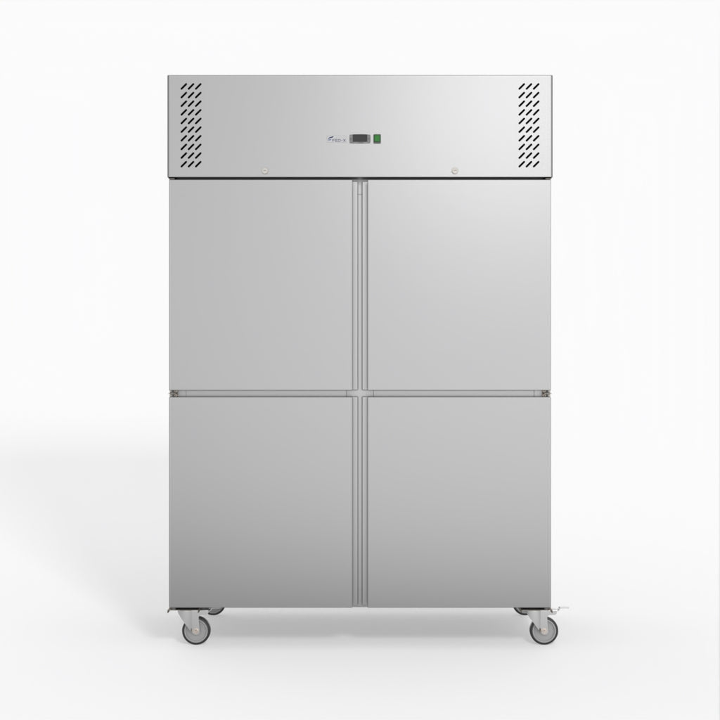 S/S Four Door Upright Fridge - FED-X XURC1200S2V