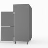 FED-X S/S Four Door Upright Freezer XURF1200S2V