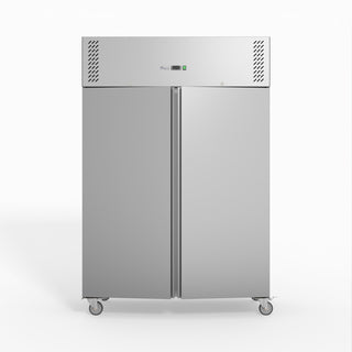 S/S Double Door Upright Fridge - FED-X XURC1200SFV