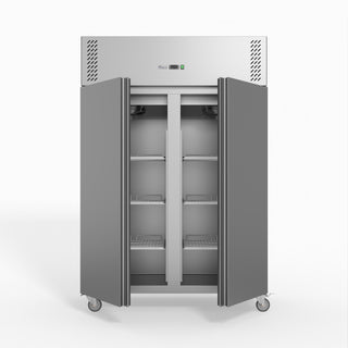 S/S Double Door Upright Fridge - FED-X XURC1200SFV