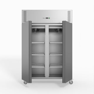 S/S Double Door Upright Fridge - FED-X XURC1200SFV