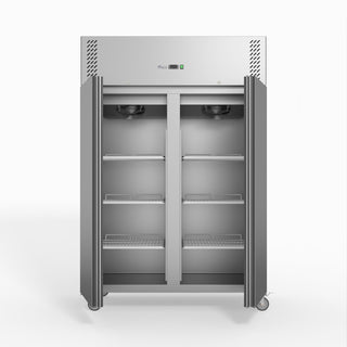 S/S Double Door Upright Fridge - FED-X XURC1200SFV